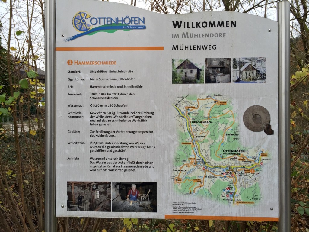 Mühlenweg in Ottenhöfen, Schwarzwald